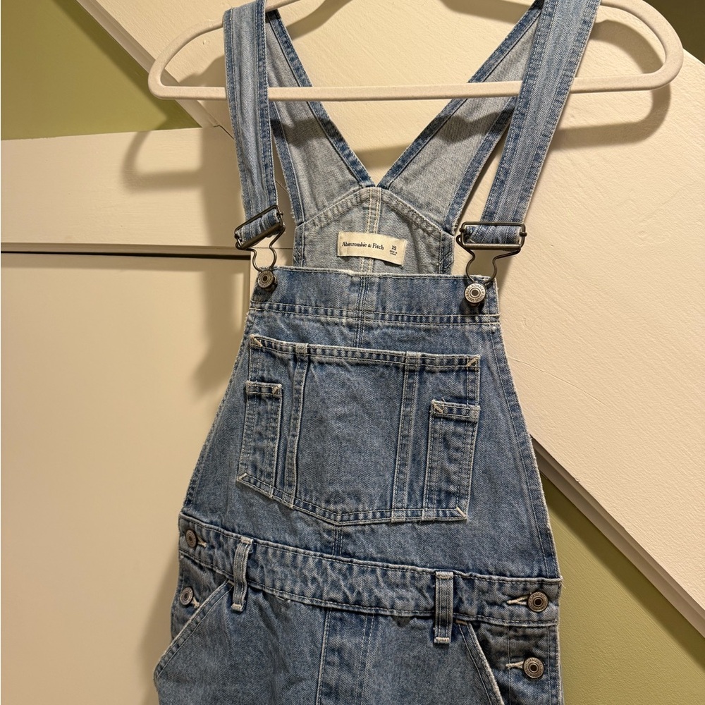 Denim Overalls with Front Pocket